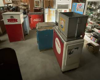 Several Store Soda Soda Dispensers 