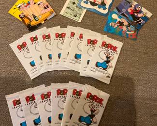 1994 Popeye Trading Cards 14 unopened packages and 1 open package each sold separately 
