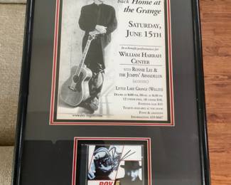 Roy Rogers Blues Guitarist, Appearance poster and signed CD