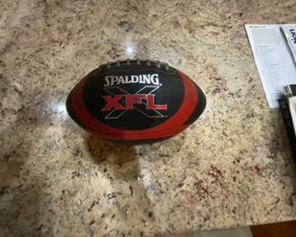 XFL Football, Not a Reboot. Not sure if it’s an official game ball but it’s from the original XFL Start up memorabilia 