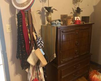 Vintage chest and goodies