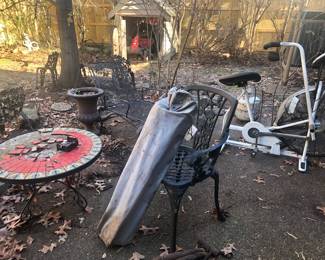 Lawn and Wrought Iron