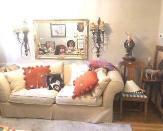 Stuffed Furniture, Mirrors and Decoratives