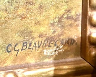 Signed by Charles Grant Beauregard