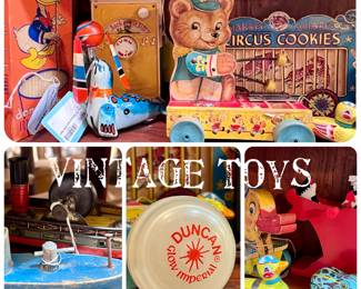 Large Collection of Vintage Toys