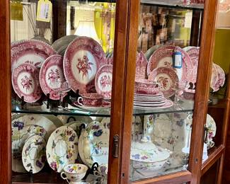 Black Knight "Wild Rose" China - 7 six piece place settings plus, total 80 pieces