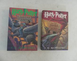 J.K. Rowling Harry Potter Hard Cover Books - The Chamber of Secrets & The Prisoner of Azkaban