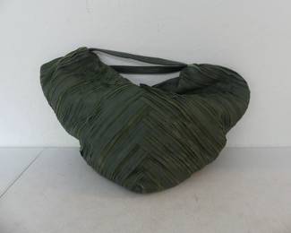 Vintage Elie Tahari Tote - Layered Leather/Suede Green