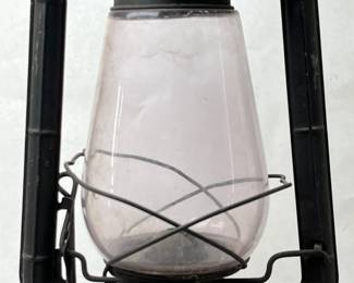 Dietz Lantern with Amethyst Hue Globe