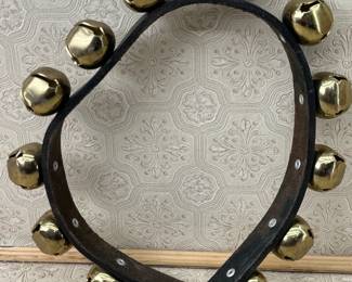 Sleigh Bells Leather & Brass
