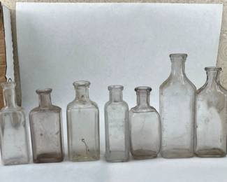 (7) Dug Medicine Bottles (inc Larkin Buffalo NY)