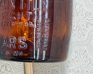 1895 St. Louis Mercantile Cigar Glass Jar