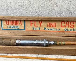 Aurora Fly Fishing Rod in Wooden Box