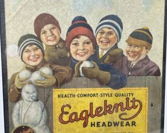 Eagleknit Headware Framed Print