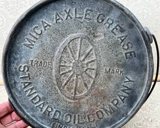 Mica Axle Grease Tin by Standard Oil Company