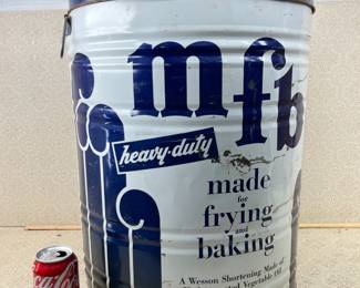 MFB Shortening 110 lb. Tin