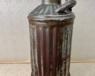 1925 Shell 5-Gallon Oil Jug Davis Welding Mfg. Co.