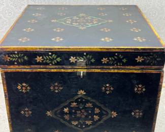 Toleware Wooden Box