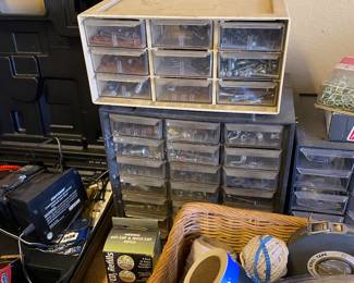 garage tools, and small miscellaneous 