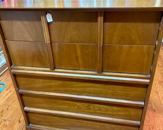 there are two of these beautiful mid century dressers, back to back in the master closet , priced separately 