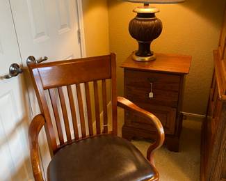 wooden rocker on wheels