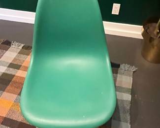 $280. Eames molded plastic side chair purchased at DWR.  Currently online in other colors for $556 plus tax and shipping.  