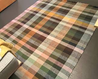 $640. Design Within Reach Maharam Wool multi color rug . 7' x 5'4".  Currently online for $2548 plus tax and shipping.