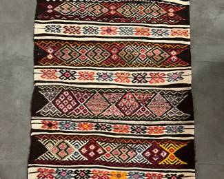 $260. Kilim 4'11" x 2'4".  