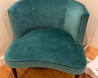 $340. Room & Board  Chloe velvet chair.  Sold out but originally was $899 plus shipping and tax.