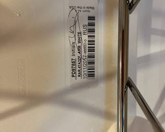 base of the chair showing Eames stamp