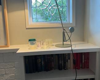 another view of the lamp turned on.