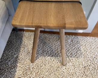 $140. DWR. Georg stool side table.  Cushion not shown in photo makes it a stool.  14" x 13" x 17.5"h