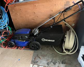 Kobalt Lawnmower 21" battery powered lawnmower for sale during in-person shopping hours only
