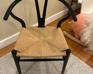 $800 for the pair.  One of a pair of Carl Hansen & Son wishbone chairs in lacquer.  Currently online for $1065 each.  sold as a set but will consider separating if two interested parties.