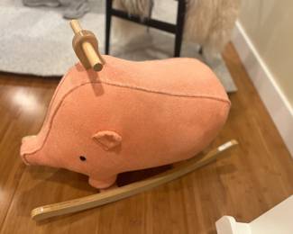 $80. Land of Nod rocking pig.