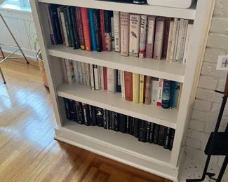 Books for sale during in-person shopping on Friday and Saturday