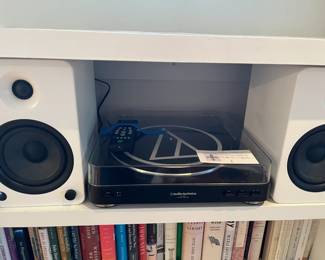 $280  Audio Technica Stereo Turntable & Kanto Yu Speakers.