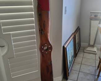 Vintage Wooden MaxwellAirplane Propeller