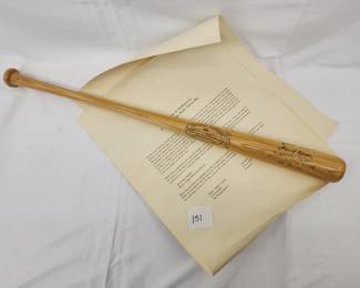 Hank Aaron Signed Limited Edition Louisville Slugger Bat