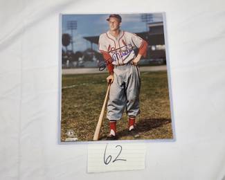 Autographed Stan Musial Photo