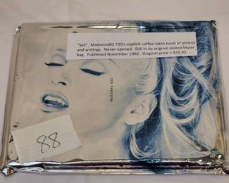 Madonna "Sex" Coffee Table Book