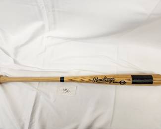 New York Giants Willie Mays & Brooklyn Dodgers Baseball Bat