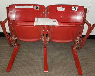 Red Stadium Seats from Busch Stadium