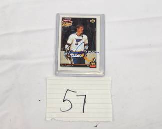 Al Arbour Signed Upper Deck Blues Hockey Card
