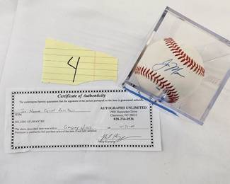 Joe Mauer Autographed Ball