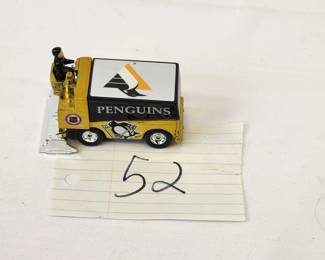 2002 Pittsburgh Penguins Mini Zamboni Toy Figurine