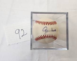 Ozzie Smith Autographed Baseball