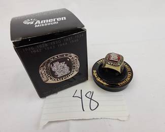 St Louis Cardinals 1985 National League Champions Ring