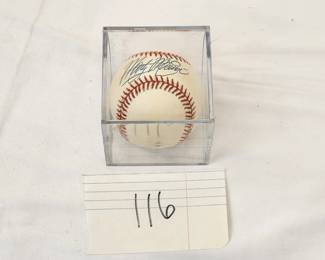 Marty Marion Signed Baseball