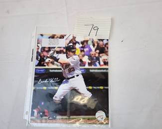 Brendan Harris Minnesota Twins Autographed Photo